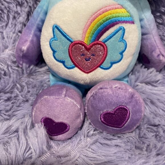 CARE BEARS DREAM BRIGHT BEAR BESTIE 9" Blue / Lavender 2022 - Picture 4 of 5